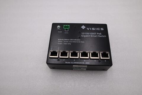 Visics elsw06025vis-25w ethernet switch eswitch 6 stock h842a - Image 1
