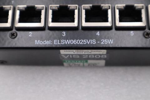 Visics elsw06025vis-25w ethernet switch eswitch 6 stock h842a - Image 2