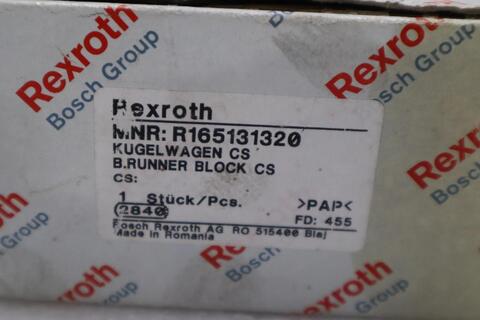 NEW IN BOX Rexroth R165131320 Linear Guide Slider STOCK H924A - Image 3