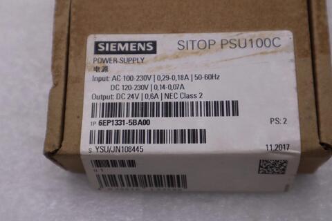 NEW OPEN BOX SIEMENS 6EP1331-5BA00 Power Supply STOCK H1373A - Image 1