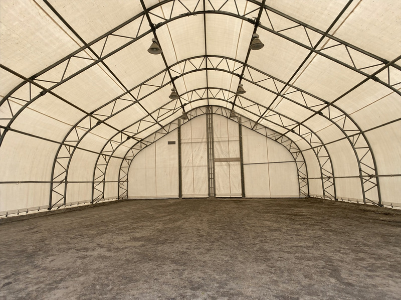 Dry Storage Tent, 120' L x 40' width x 32' H - Image 1