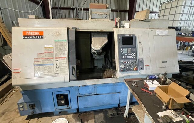 Mazak #Integrex-100-IISY, 5-Axis CNC Lathe, 18.5" swing, 18.5" turning diameter, 28.6" machining length, 6" - Image 3
