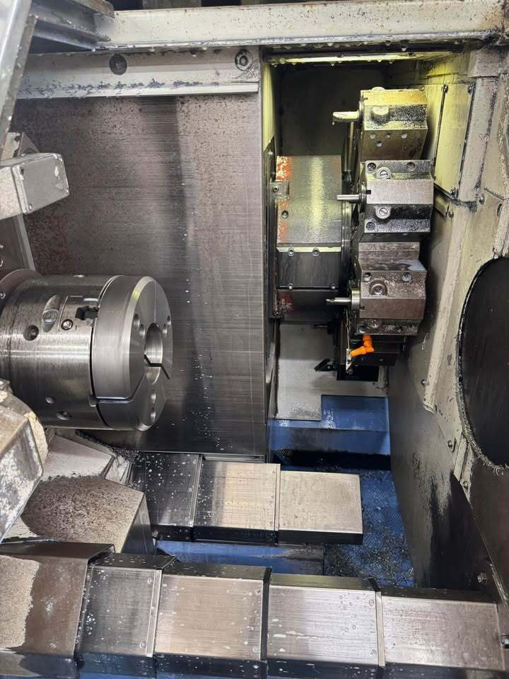 Mazak #Dual-Turn-20, CNC Lathe, 12.6" swing, 12.6" turning diameter, 49.21" machining length, 8" chuck, 2" - Image 2