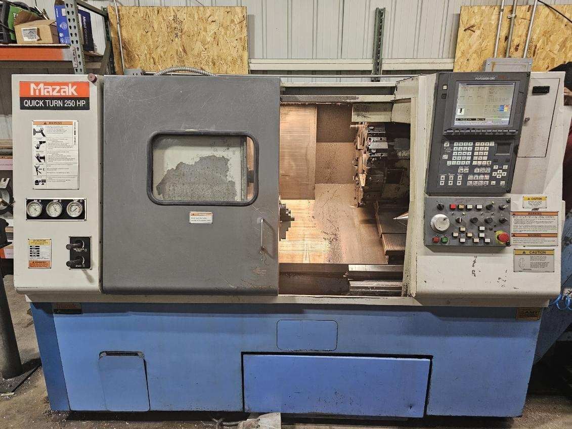 Mazak #Quick-Turn-250-HP, CNC Lathe, 20" swing, 10.3" turning diameter, 25" machining length, 10" chuck, 2.6" - Image 1