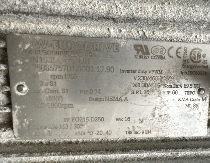 200 gallon Lee Industries #200Eina-2, Stainless Steel Inclined Agitation Jacketed Mix Kettle, 90 psi @ - Image 9
