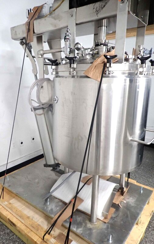 60 gallon Lee Industries #60D12T, Tri-Mix Turbo-Shear Vacuum Mixing Kettle, 90 psi @ 332&deg;F - Image 7