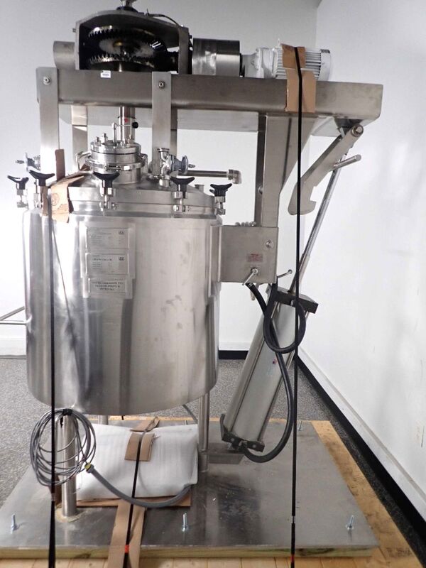 60 gallon Lee Industries #60D12T, Tri-Mix Turbo-Shear Vacuum Mixing Kettle, 90 psi @ 332&deg;F - Image 8