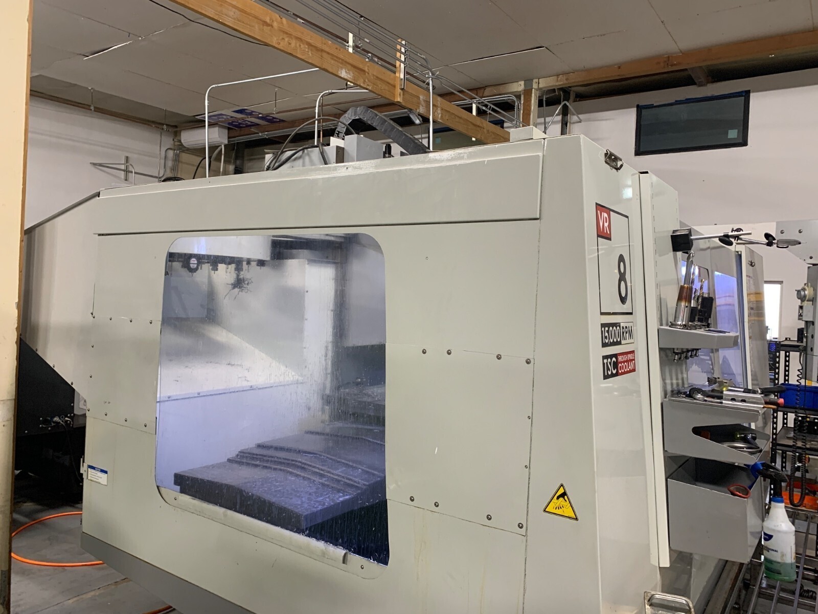 Haas #VR-8, CNC Vertical Machining Center, 3-Axis, 64" X, 40" Y, 30" Z, 64" x 36" Table, 30 HP, 15000 RPM - Image 8