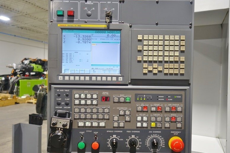 Kira #DM43VCD, CNC Vertical Machining Center, 3-Axis, 25" X, 14" Y, 22" Z, 18.7" x 27.56" Table, 20 HP, 12000 - Image 6
