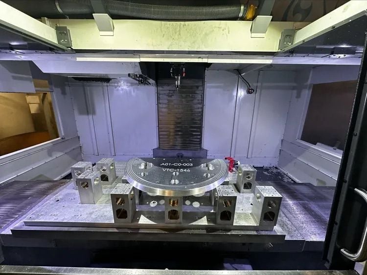 Haas #VR-8, CNC Vertical Machining Center, 64" X, 40" Y, 42" Z, 64" x 36" Table, 24 HP, 20000 RPM, HSK-A63 - Image 5