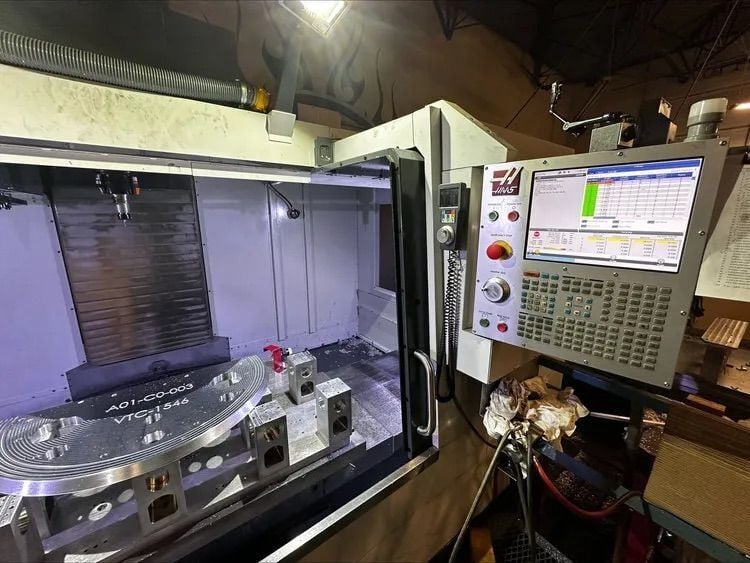Haas #VR-8, CNC Vertical Machining Center, 64" X, 40" Y, 42" Z, 64" x 36" Table, 24 HP, 20000 RPM, HSK-A63 - Image 6