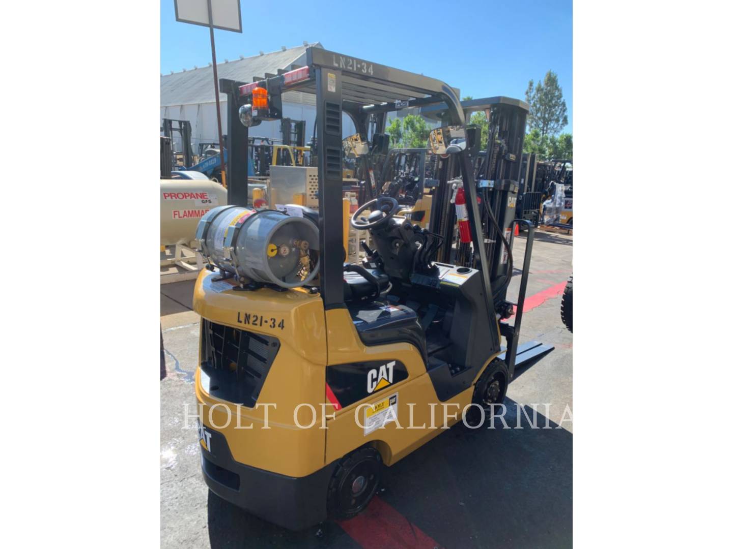 Caterpillar Mitsubishi C3500-LE, Forklift, 4637 hours, S/N: AT81F41747, 2021 - Image 3