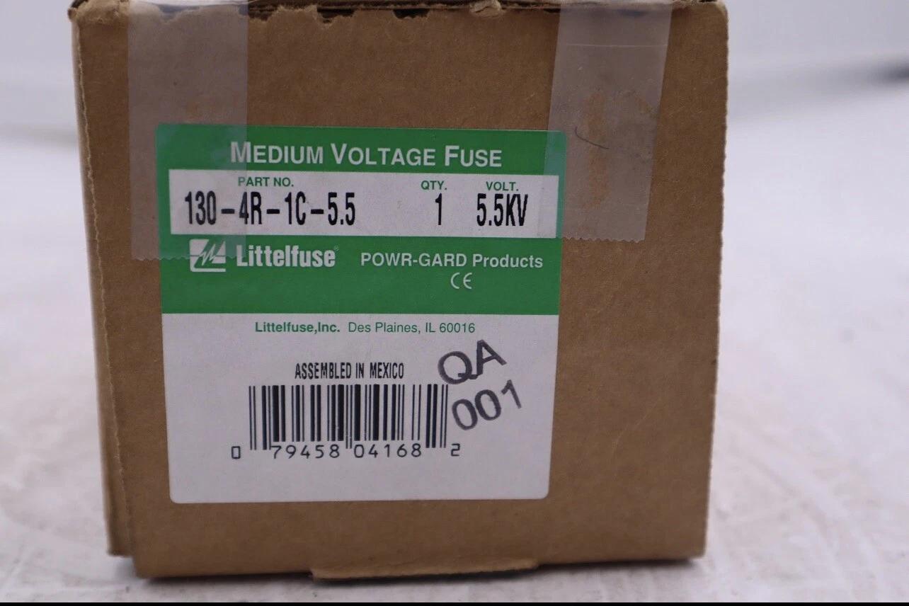 Littelfuse power-gard 5.5kv fuse 130-4r-1c-5.5w new in box stock l-162 - Image 1