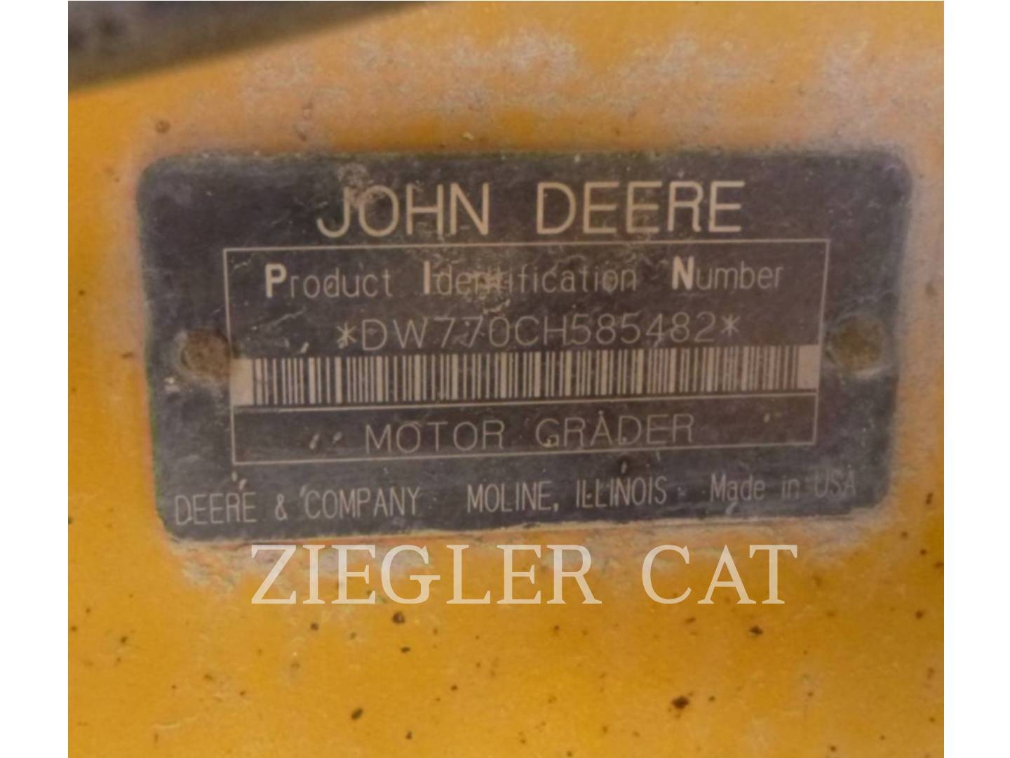 Deere & Co 770CH, Motor Grader, 15768 hours, S/N: DW770CH585482, 2002 - Image 6