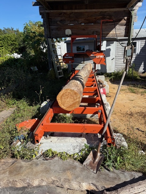 Wood-Mizer #LT-15, Electric Sawmill, 375 FPH, 176" blade, 19" wheels, 38 hours - Image 3