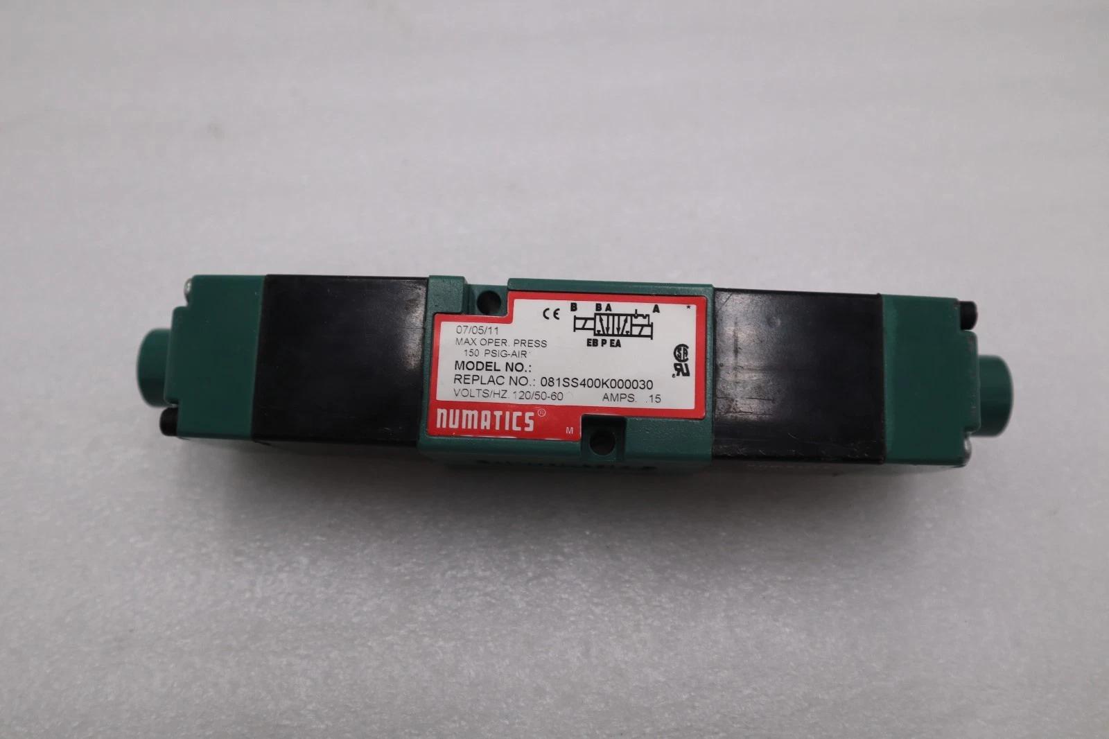 New open box numatics 081ss400k000030 110-120v .15a 150psi stk h1508a - Image 1