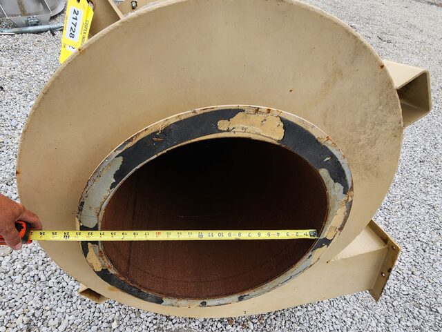 Mac cyclone, 36" dia x 122" height, Carbon steel, 25-1/4" x 10-1/2" inlet, 9-1/2" ID bottom outlet - Image 5