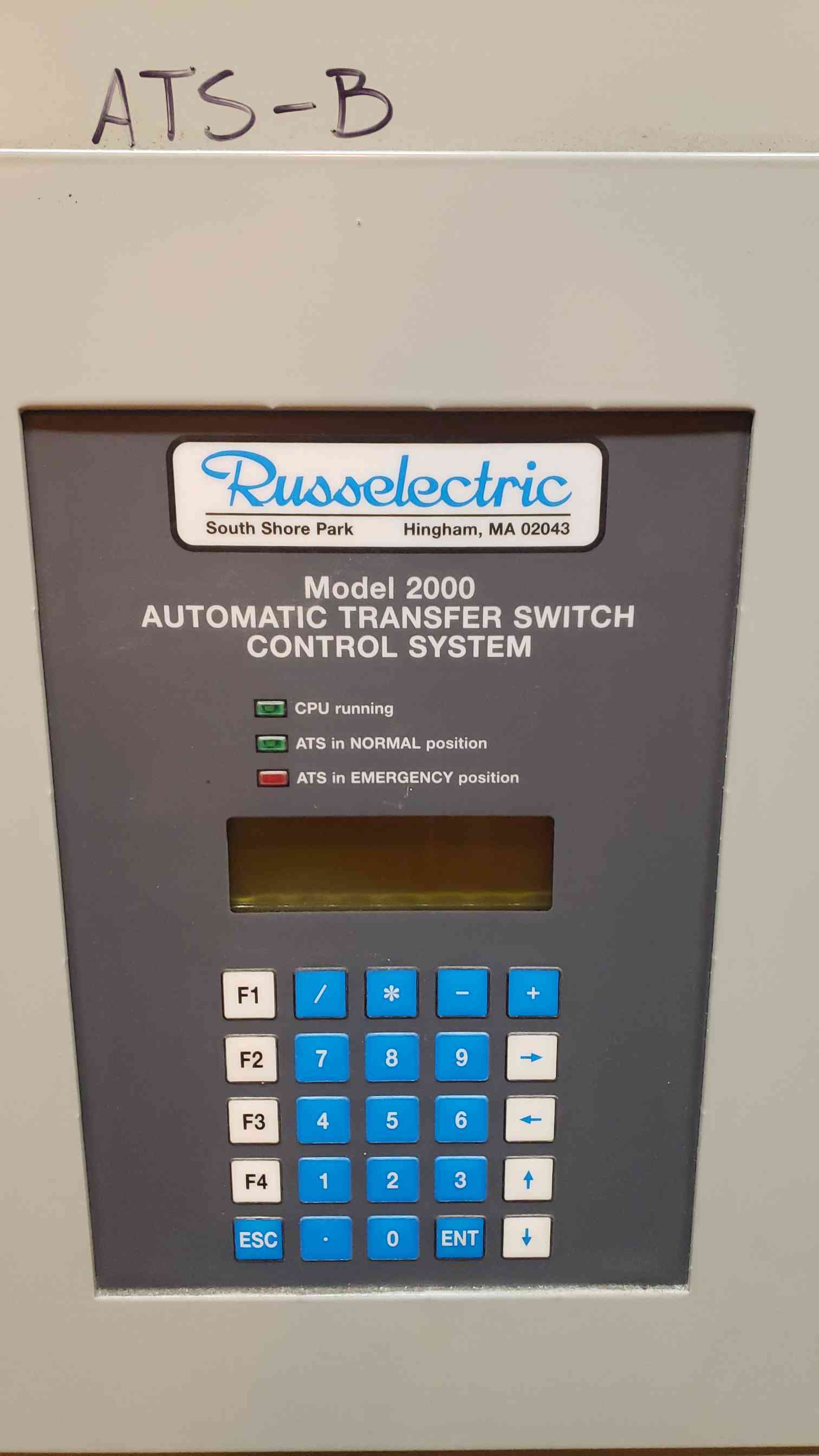 800 Amp. Russelectric #RMTD-8003CE, automatic transfer switch, 277/480 Volts, 3PH - Image 2