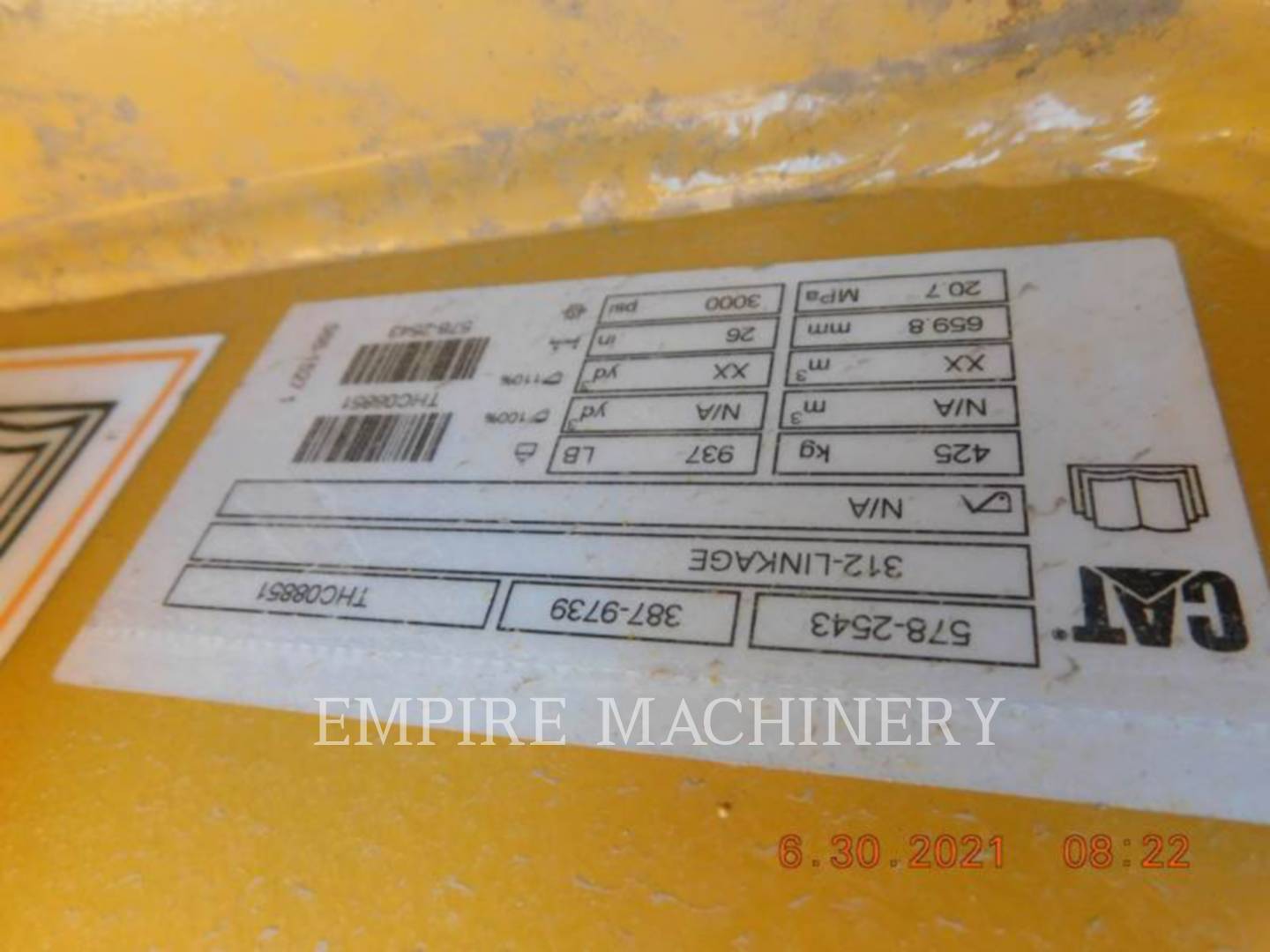 Caterpillar A-TH, Fork, S/N: THC08851, - Image 1