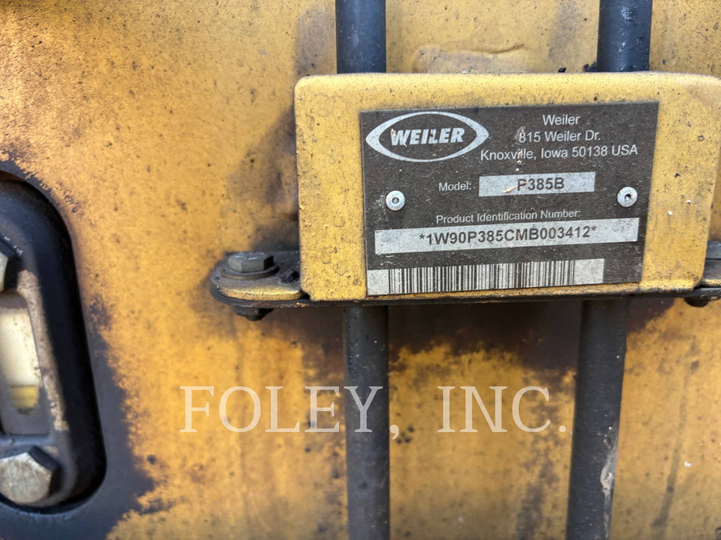 Weiler P385B, Asphalt Paver, 4026 hours, S/N: P385B-3412, 2021 - Image 6