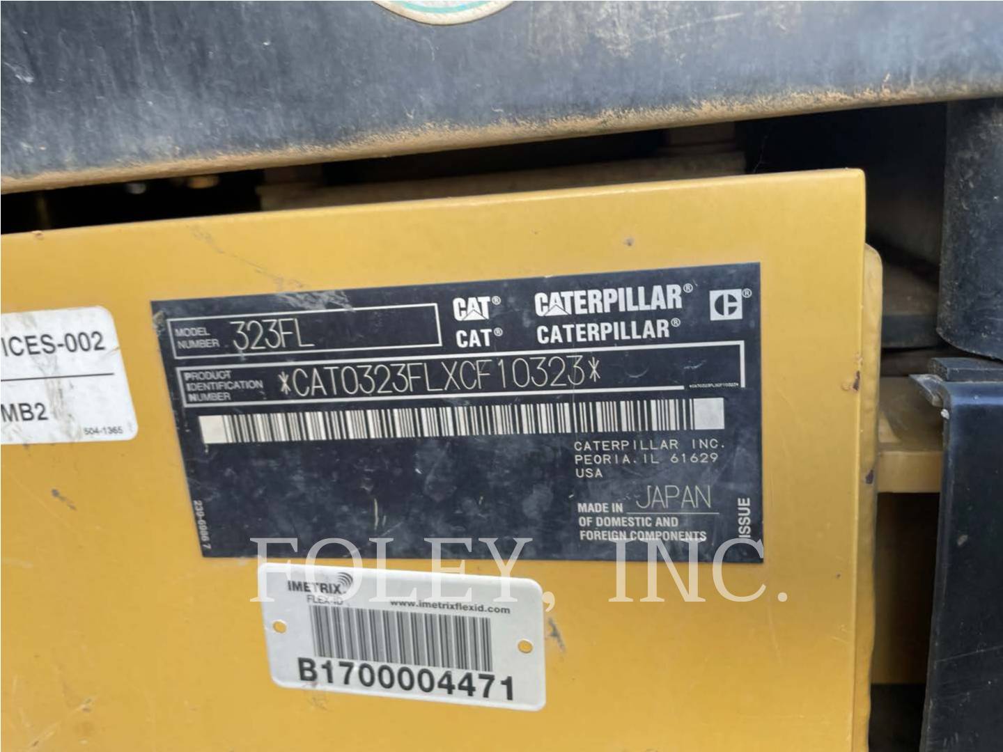 Caterpillar 323FL, Crawler Excavator, 7540 hours, S/N: XCF10323, 2017 - Image 6