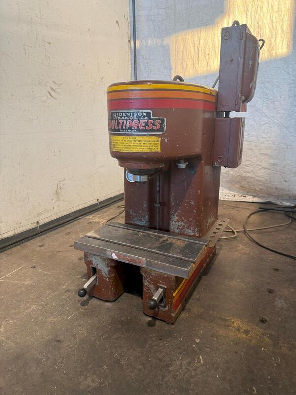 4 Ton, Denison #Multipress, hydraulic press, 7" stroke, 10" x 20" bed - Image 3