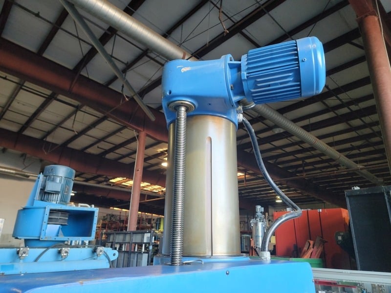2.3'-11.8" Kao Ming #KMR-1100S, Radial Arm Drilling Machine, 19.68" x 29.52" x 15.74" table, 8.66" spindle - Image 10