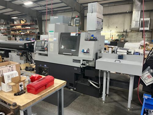 Tsugami #B0325V-III, CNC swiss lathe, 1.25" capacity, 7-Axis, Edge Patriot 338 bar feed, Mist Pro 850 mist - Image 1