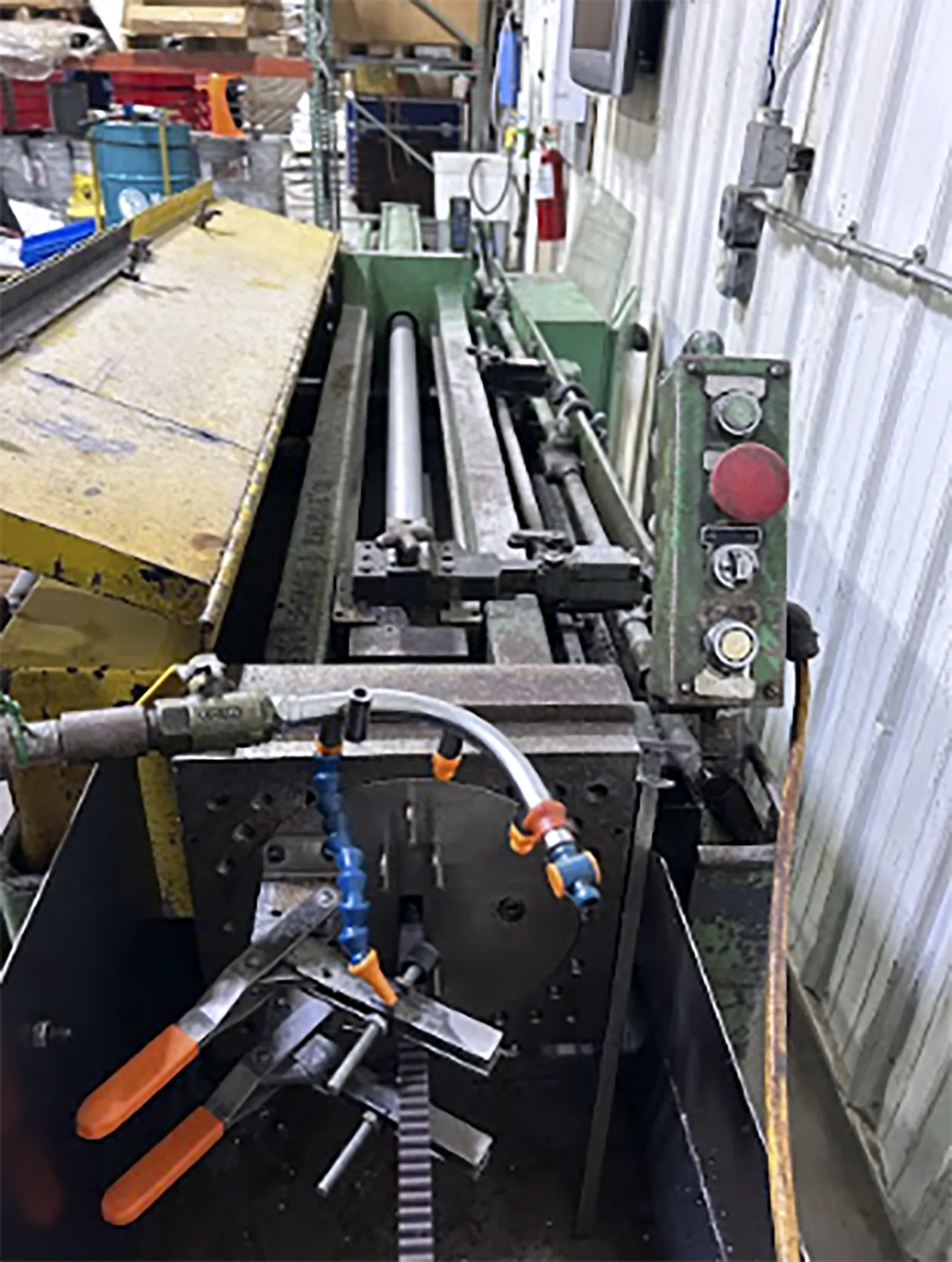 5 Ton x 48" stroke, Ohio, horizontal pull broaching machine, 4" bore diameter, 1976 - Image 8
