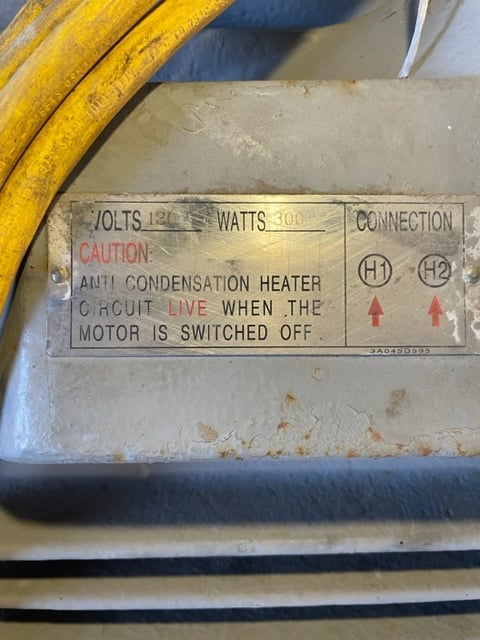 700 HP 1200 RPM Westinghouse, Frame 6808B, TEFC BB, 2300/4160 Volts - Image 3