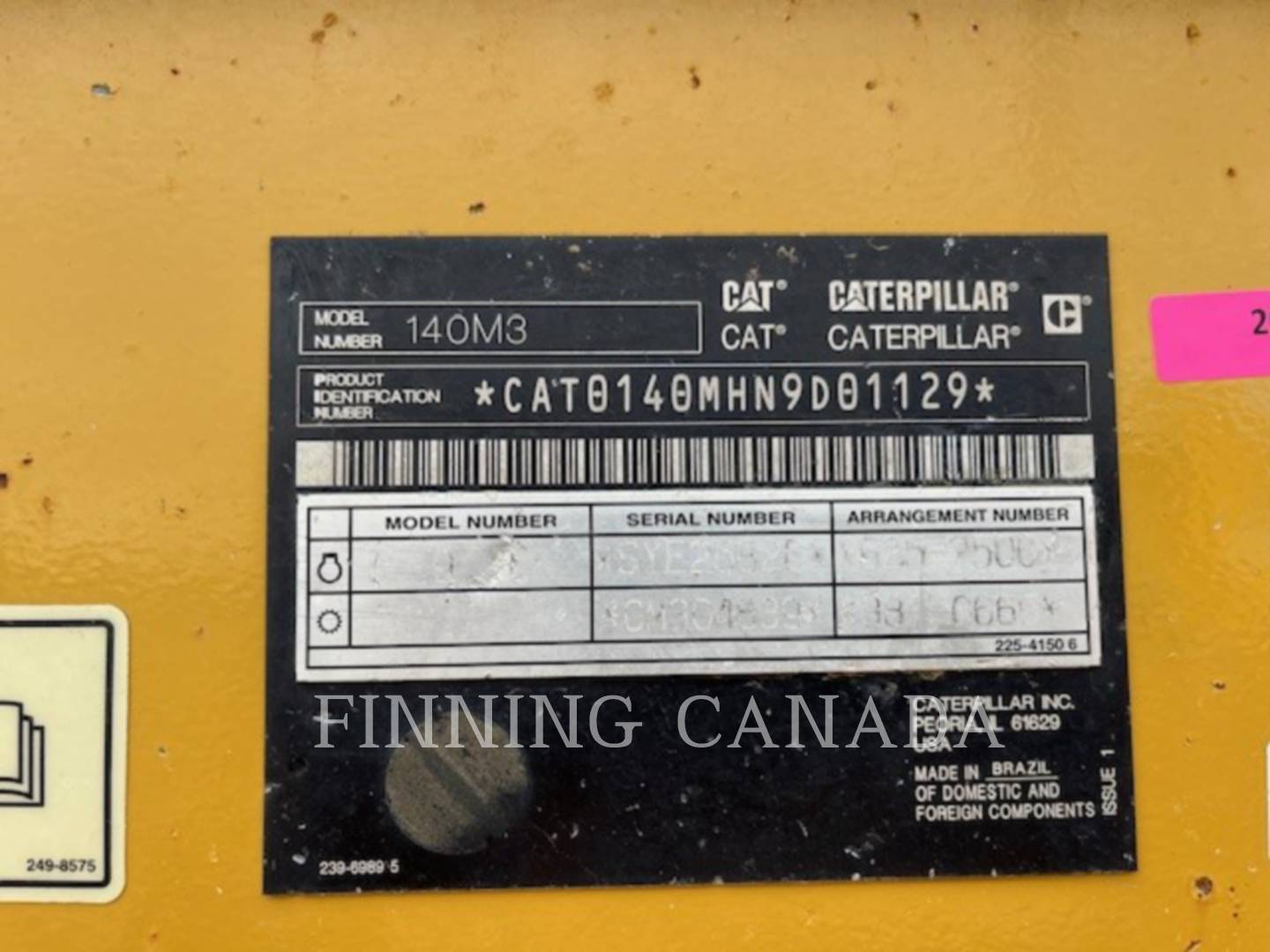 Caterpillar 140M3, Motor Grader, 7918 hours, S/N: N9D01129, 2018 - Image 6