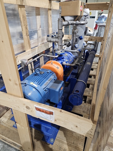 Nash, Vacuum Pump Skid, 316L Stainless Steel, 25 HP, Unused - Image 1
