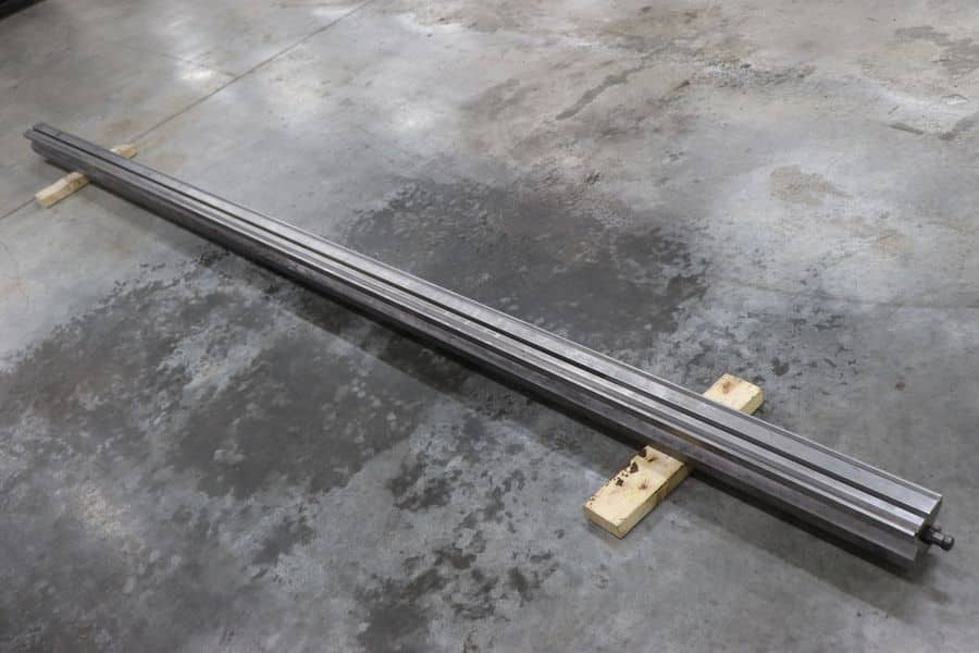 144" L, 6-Way bottom press brake V-die, 3-1/2" square, lifting studs - Image 5