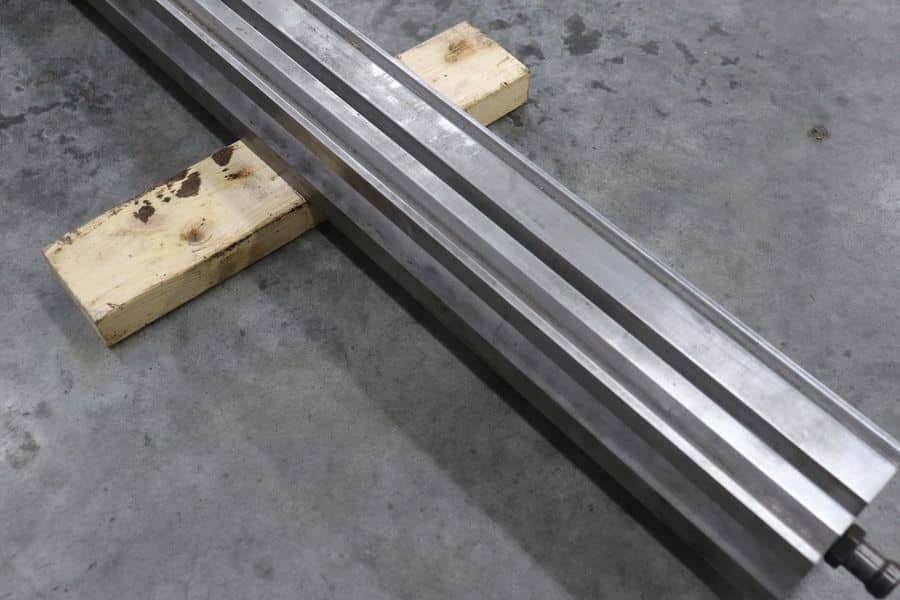 144" L, 6-Way bottom press brake V-die, 3-1/2" square, lifting studs - Image 7