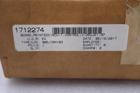 Videojet #sp379400-52 printed circuit control board, new in box, stock h219 - Image 6