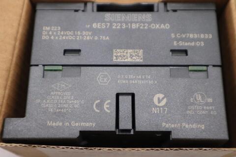 New siemens 6es7 223-1bf22-0xa0 i/o module simatic s7-200 stock h845a - Image 2