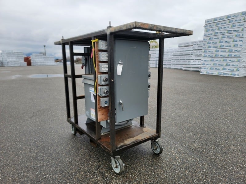 75 KVA Square D, Temporary Power Distribution Cart, 600 Primary, 208Y/120 Secondary, Type 3R enclosure, (16 - Image 4