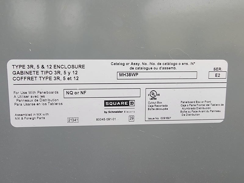 75 KVA Square D, Temporary Power Distribution Cart, 600 Primary, 208Y/120 Secondary, Type 3R enclosure, (16 - Image 8