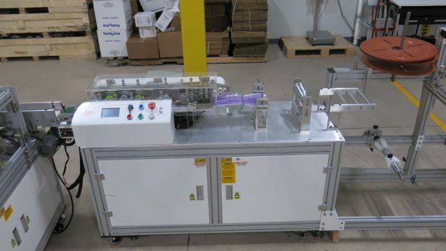 Testex #APL120, high speed mask production line, automated ultrasonic, 100-120 masks/min., 2021 - Image 3