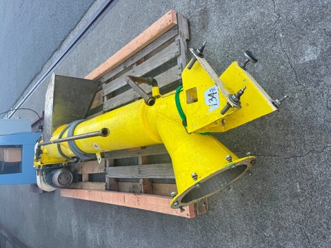 7" diameter x 6.6' long, Bauermeister Schnecke, screw conveyor, vertical auger elevator, jacketed, 1993 - Image 3