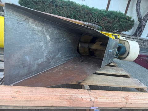 7" diameter x 6.6' long, Bauermeister Schnecke, screw conveyor, vertical auger elevator, jacketed, 1993 - Image 4