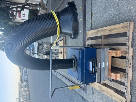 400-700 cfm Sentry Air Systems #550-Series, dust collector, fume extractor, portable - Image 2