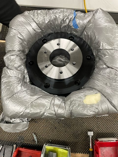 12.2" Haas #HRT310, CNC Rotary Table, Adapter Plate For Tooling Block, 435 lb. max. weight, 9" center height - Image 4