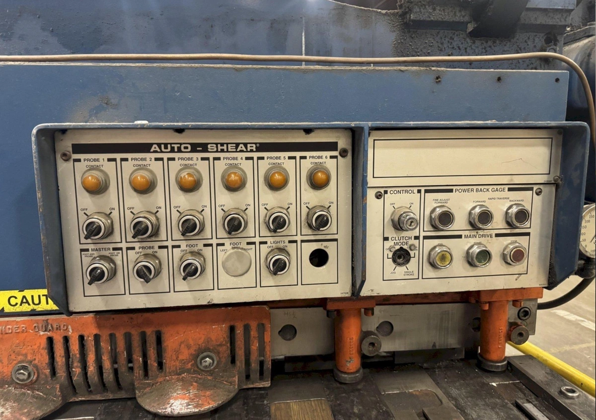 1/4" x 12' Cincinnati #1812G, mechanical shear, 36" front operated power back gauge, 32-70 SPM, front support - Image 1