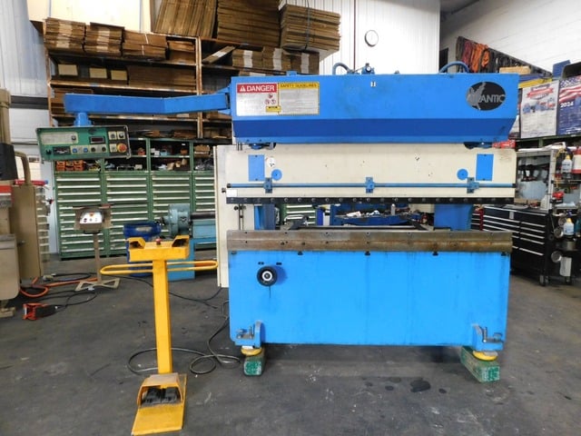75 Ton, Haco Atlantic #HDE75-6, press brake, 6' overall, 24" Back Gauge, 220/440 V. - Image 1