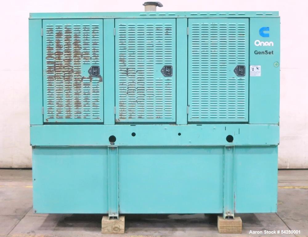 125 kW Cummins Onan #125DGEA, Diesel Generator, #2CT8.3-G engine, 207 HP, weatherproof enclosure, 889 Hrs - Image 1