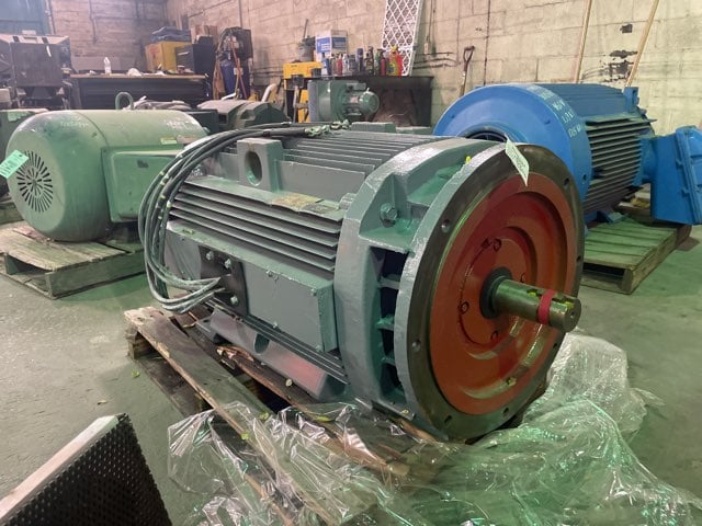 350 HP 1800 RPM General Electric, Frame 449TSD, Drip-Proof Ball Bearing, 460 Volts - Image 1