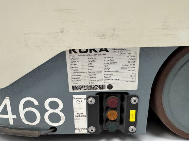 Kuka AGVs, KMP 600, batteries & charger included, sold in lots of 10 - Image 5