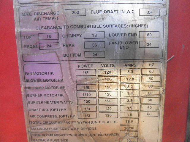 Clean Burn #CB-500, air atomizing multi-oil burner - Image 10