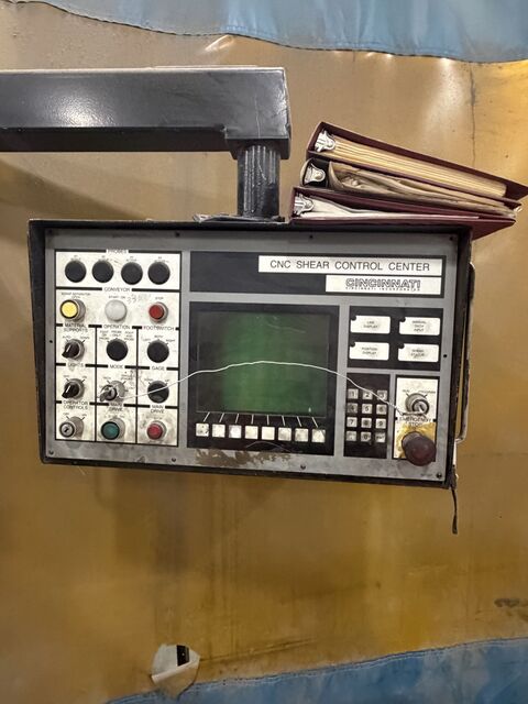 1/4" x 10' Cincinnati #2500X10, Hydraulic power squaring shear, 25 HP - Image 5